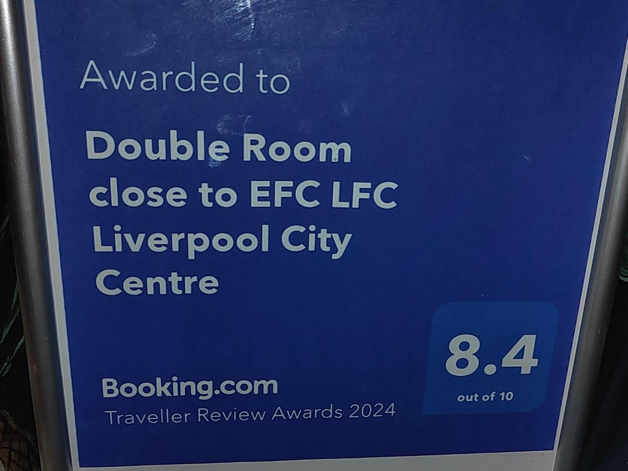 Double Room Close To Efc Lfc Liverpool City Centre Exterior foto